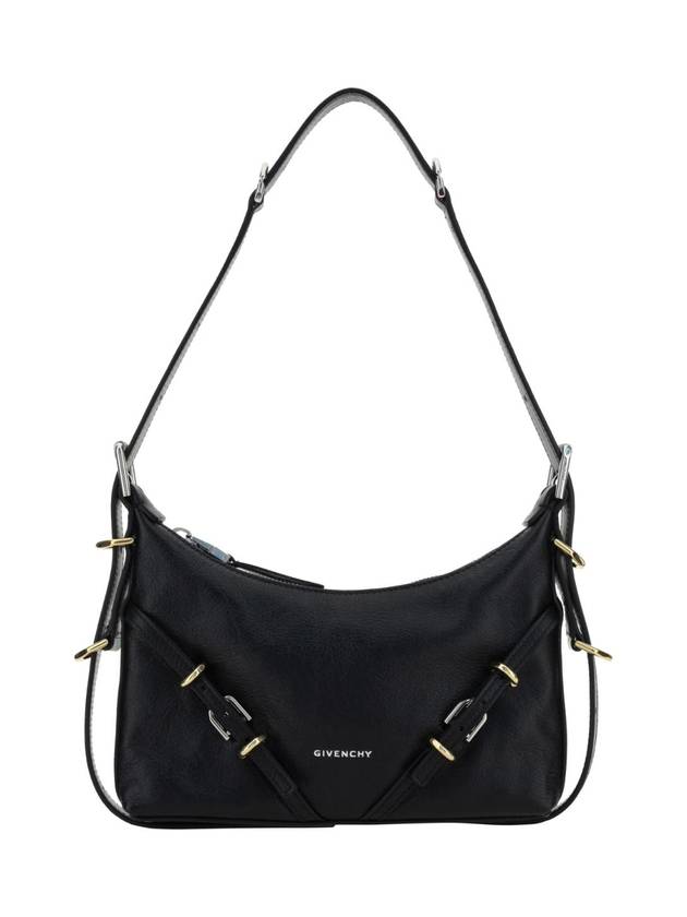 Voyou Small Leather Shoulder Bag Black - GIVENCHY - BALAAN 1