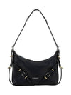 Voyou Small Leather Shoulder Bag Black - GIVENCHY - BALAAN 1