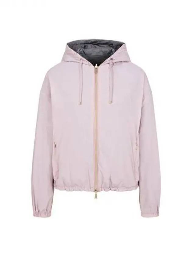 Women s Reversible Cropped Zip Up Jacket Pink 271857 - HERNO - BALAAN 1