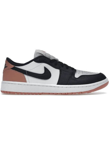 Air Jordan 1 Golf Low Top Sneakers Rust Pink - NIKE - BALAAN 1