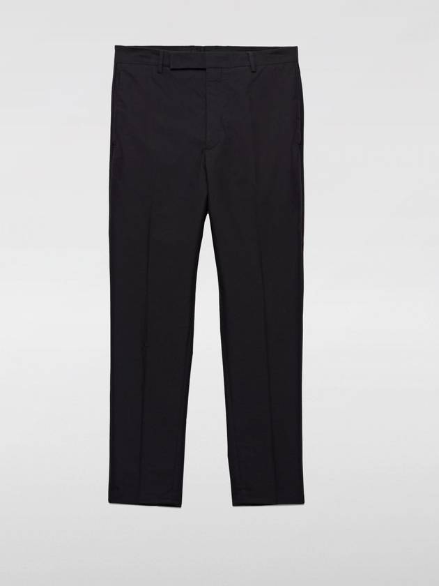 Technical cotton straight pants black - PRADA - BALAAN 2