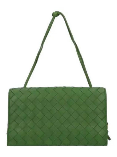 Intrecciato Strap Trio Shoulder Bag Avocado - BOTTEGA VENETA - BALAAN 1