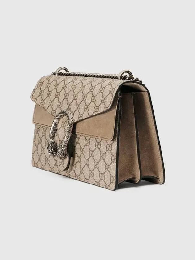 Dionysus GG Supreme Canvas Chain Small Shoulder Beige - GUCCI - BALAAN 4