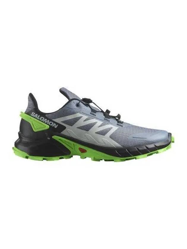 Supercross 4 Low Top Sneakers FLint Stone Black Green Gecko - SALOMON - BALAAN 1