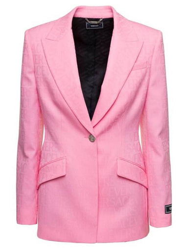 Suit Jacket 10090951A081981PN50 Pink - VERSACE - BALAAN 1