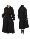 Two Pocket Shirt Belt Cotton Long Dress Black - LEMAIRE - BALAAN 1