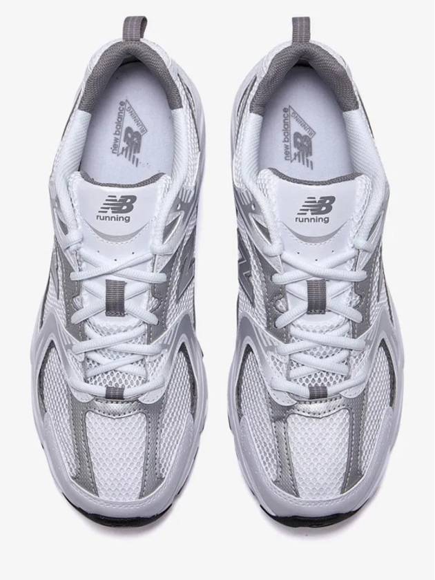 530 Sneakers White Silver - NEW BALANCE - BALAAN 5