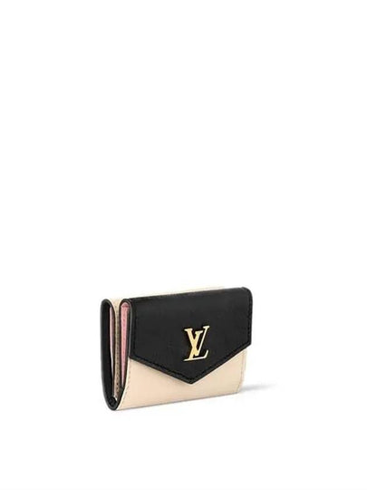 Lockmini Lockme Half Wallet Black Beige - LOUIS VUITTON - BALAAN 2