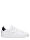 Pure Star White Black Tab Low Top Sneakers White - GOLDEN GOOSE - BALAAN 1