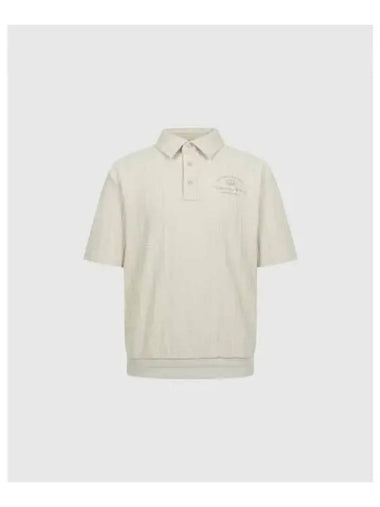 TRAVISMATHEW Men s Terry Jagard T Shirt Beige - TRAVIS SCOTT - BALAAN 1