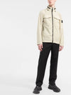 Waffen Naslan Light Watro Zip-up Jacket Beige - STONE ISLAND - BALAAN 3