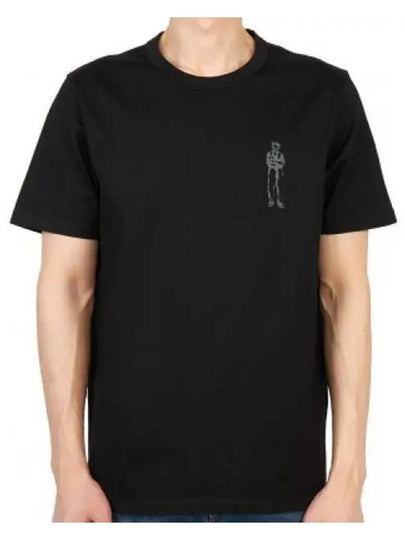 Graphic Logo Short Sleeve T-Shirt Black - CP COMPANY - BALAAN 2