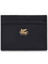 Women's Pegasus Logo Card Wallet Black - ETRO - BALAAN 2