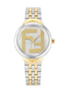 Forever Fendi Round 30mm Stainless Steel Watch Gold - FENDI - BALAAN 2