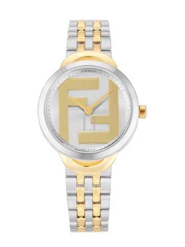 Forever Fendi Round 30mm Stainless Steel Watch Gold - FENDI - BALAAN 2