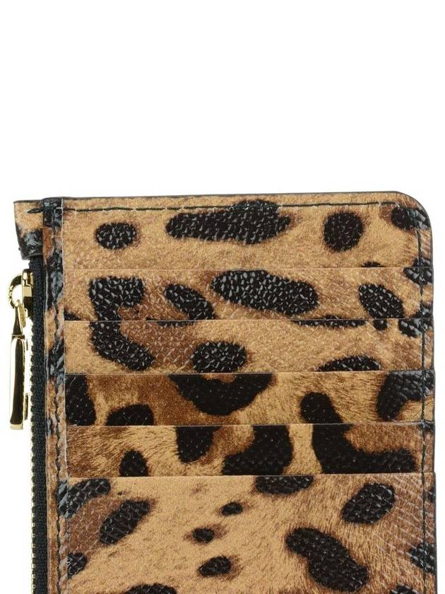 Leopard leather card wallet BI1032 AI915/HA93M - DOLCE&GABBANA - BALAAN 5