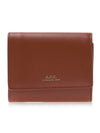 Royce Small Compact Half Wallet Brown - A.P.C. - BALAAN 1