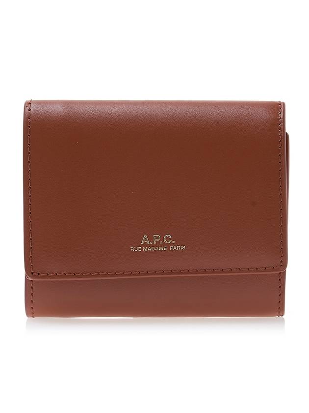 Royce Small Compact Half Wallet Brown - A.P.C. - BALAAN 1