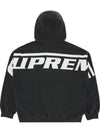 Supreme Wrapped Half Zip Hooded Sweatshirt Washed Black SS24SW56 - NIKE - BALAAN 1