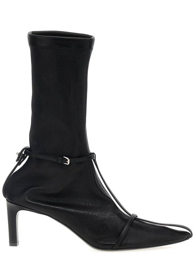 Jil Sander Strap Ankle Boots - JIL SANDER - BALAAN 1