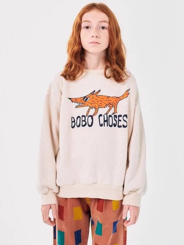 Children s Sweatshirt Bobo The Clever Fox B224AC044 brushed - BOBO CHOSES - BALAAN 4