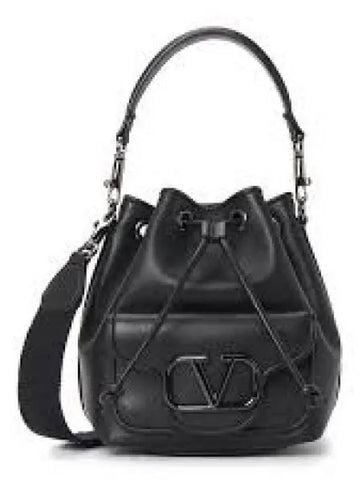 Small drawstring Loco tote bag black 5W2B0M94FWG0NO 1326651 - VALENTINO - BALAAN 1