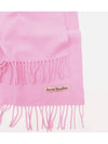 Wool Fringe Scarf Pink - ACNE STUDIOS - BALAAN 6