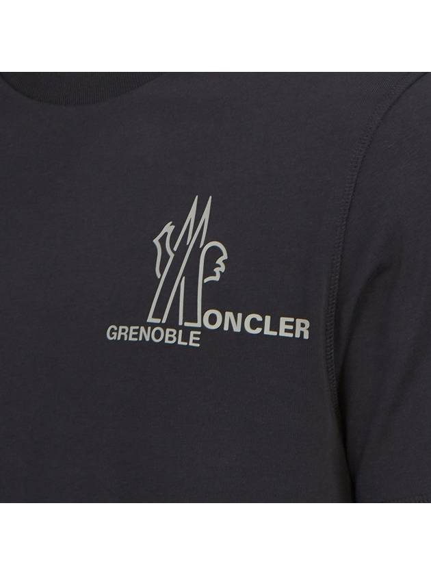 Grenoble Men s Short Sleeve T Shirt 8C00002 83927 773 - MONCLER - BALAAN 7