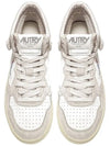 Medalist Goatskin Suede High-Top Sneakers White - AUTRY - BALAAN 4