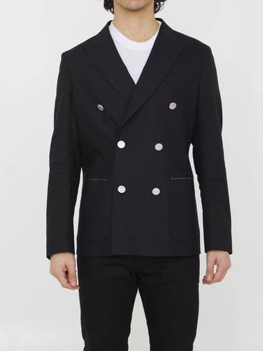 Double-Breasted Stretch Jacket - TONELLO - BALAAN 1