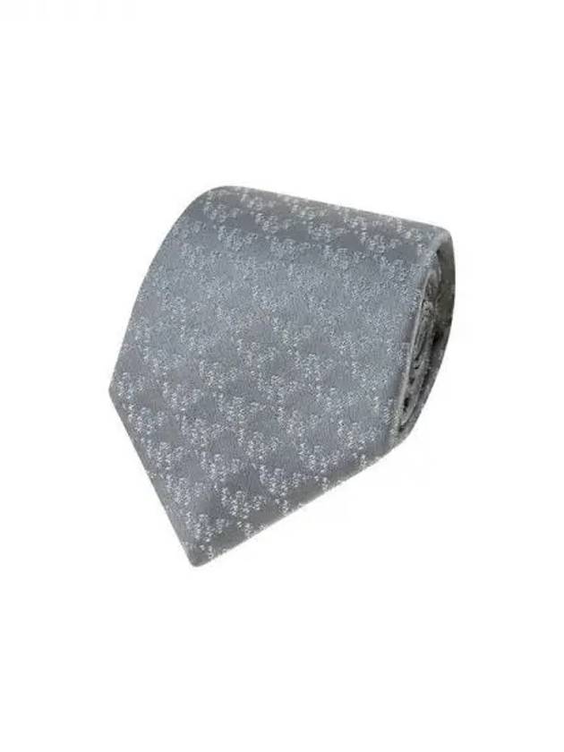 ARMANI 30 9 29 Men s Eagle Pattern Silk Tie Gray 270015 - EMPORIO ARMANI - BALAAN 1