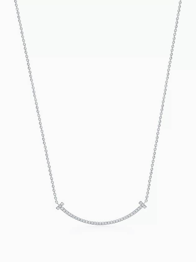 Women's Smile Pendant Necklace Silver - TIFFANY & CO. - BALAAN 2