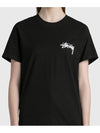 fuzzy dice t shirt black women - STUSSY - BALAAN 5