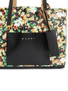 Logo Flower Tote Bag Black - MARNI - BALAAN 8