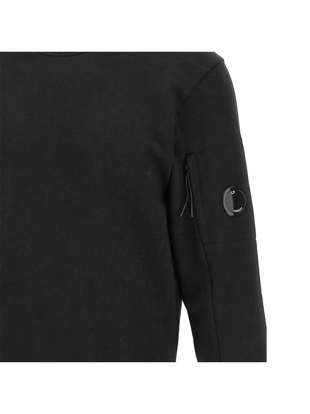 Diagonal Raised Fleece Sweatshirt Black - CP COMPANY - BALAAN 5