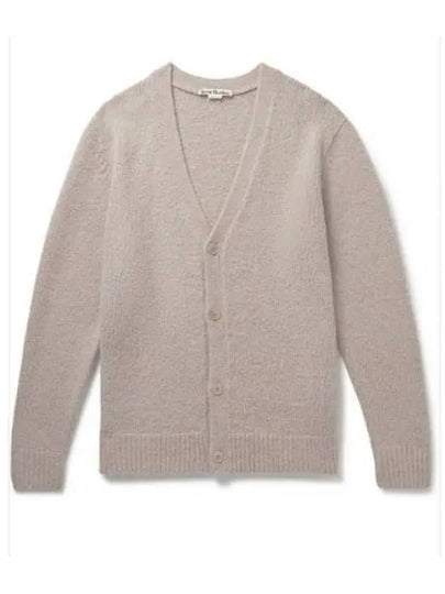 Wool Blend Cardigan Clay Beige - ACNE STUDIOS - BALAAN 2