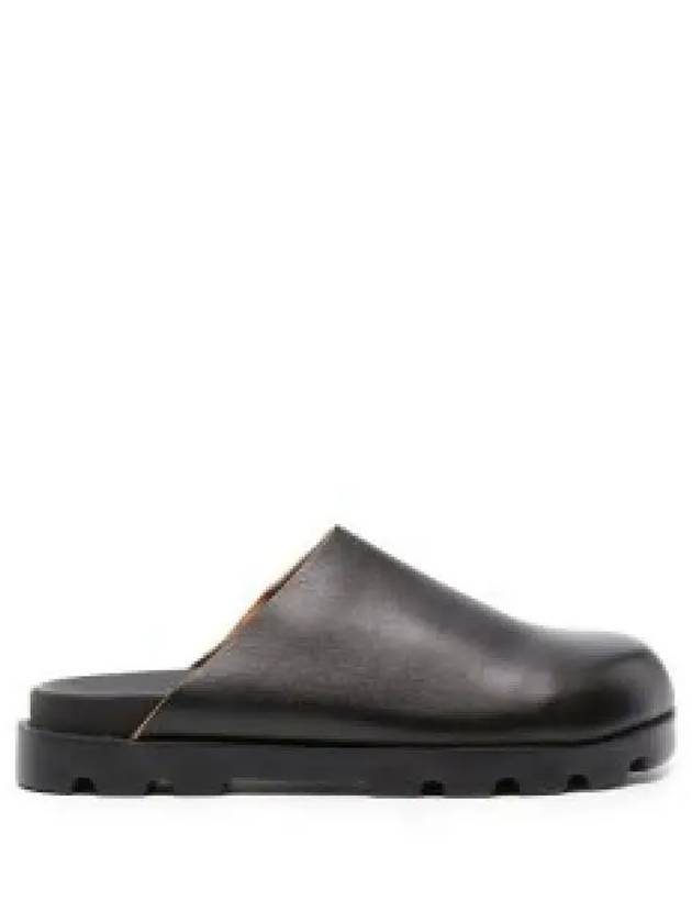 Brutus Leather Clog Slippers Black - CAMPER - BALAAN 2