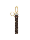 TB Monogram Print Strap Key Holder Brown - BURBERRY - BALAAN 1