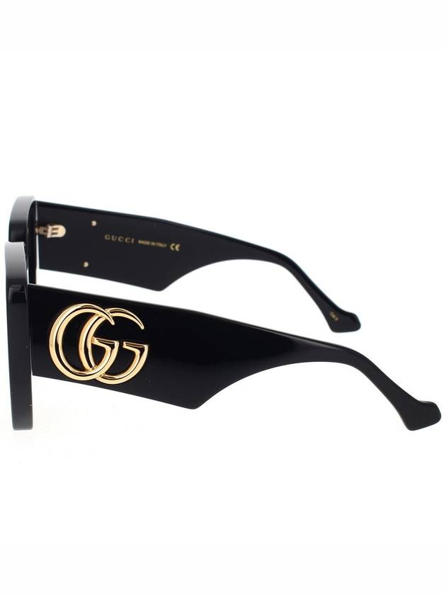 Eyewear Interlocking G Bold Frame Sunglasses Black - GUCCI - BALAAN 4