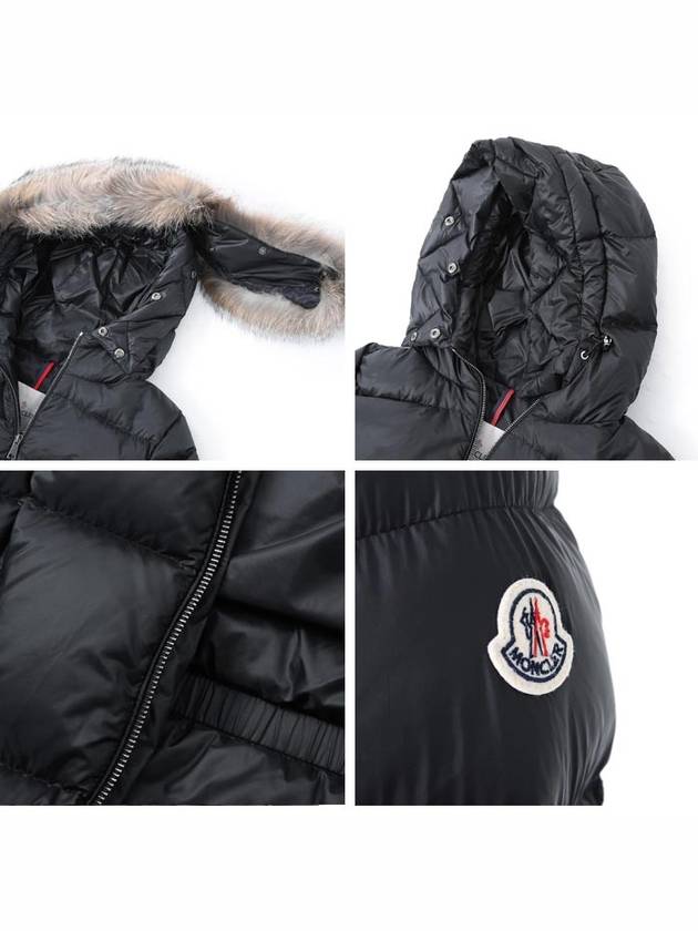 1A00136 5396Q 999 BOED black hood fur padding - MONCLER - BALAAN 5