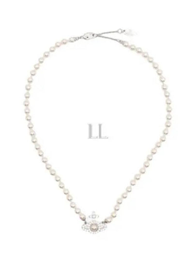 Women's Olympia Pearl Necklace Silver - VIVIENNE WESTWOOD - BALAAN 2