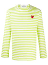 Red Waffen Fetch Stripe T Shirt AZ T278 051 2 - COMME DES GARCONS - BALAAN 1