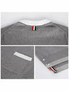 4 Bar Stripe Cotton Sweatshirt Grey - THOM BROWNE - BALAAN 7