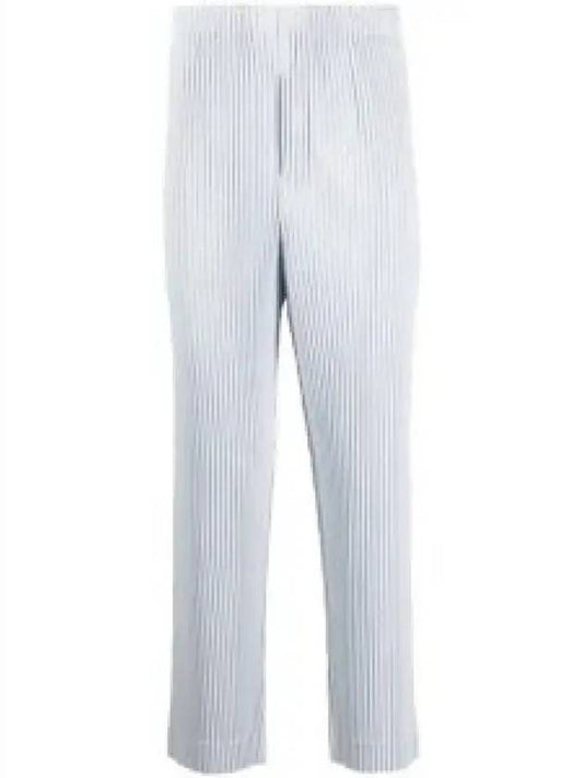 Homme Plissé Pleated Straight Pants Gray - ISSEY MIYAKE - BALAAN 2