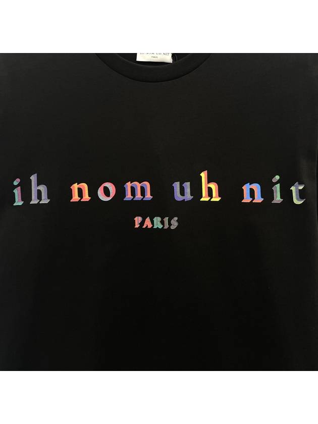 Season OFF Sale Rainbow Logo Short Sleeve TShirt NUS22214 009 - IH NOM UH NIT - BALAAN 4