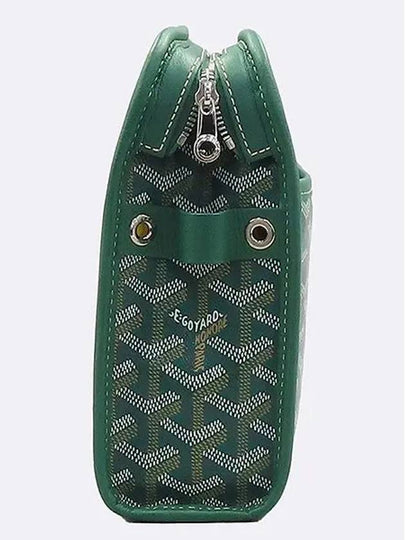 Green Color Canvas JOUVENCE MM Toilet Case Clutch - GOYARD - BALAAN 2