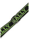 COPPER 40M Black Fluorescent Logo Belt 6229099 - BALLY - BALAAN 4