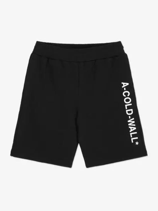 A COLD WALL Side Logo Shorts Pants Black ACWMB118BLACK - A-COLD-WALL - BALAAN 1