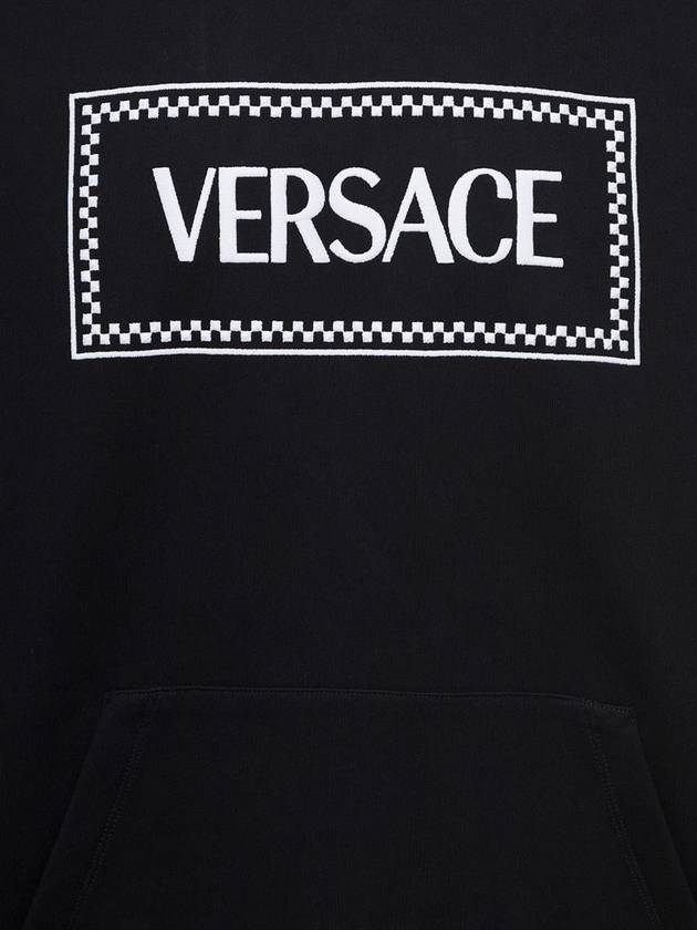 Hooded Sweatshirt 10125641A090631B000 Black - VERSACE - BALAAN 3