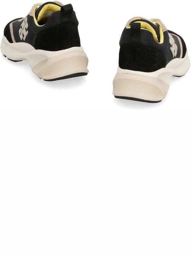 Good Luck Trainer Low Top Sneakers Black - TORY BURCH - BALAAN 5